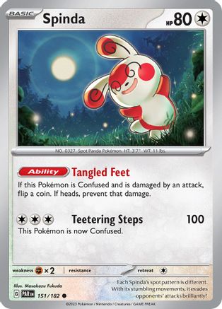 Spinda (151/182) - SPR  - Common