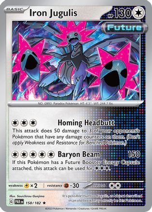 Iron Jugulis (158/182) - SPR  - Rare - Holofoil