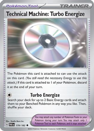 Technical Machine: Turbo Energize (179/182) - SPR  - Uncommon