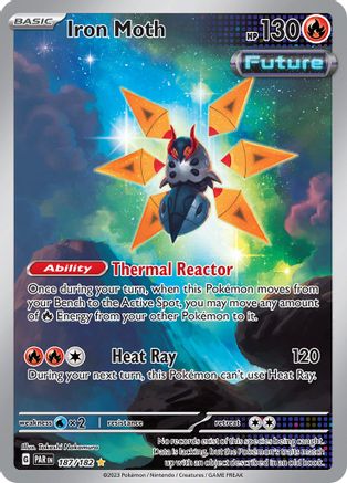 Iron Moth (187/182) - SPR  - Illustration Rare - Holofoil