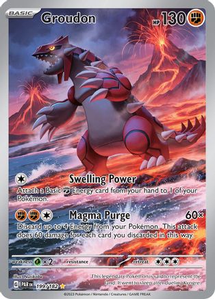 Groudon (199/182) - SPR  - Illustration Rare - Holofoil