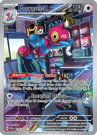 Porygon (214/182) - SPR  - Illustration Rare - Holofoil