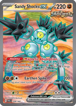 Sandy Shocks ex (228/182) - SPR  - Ultra Rare - Holofoil