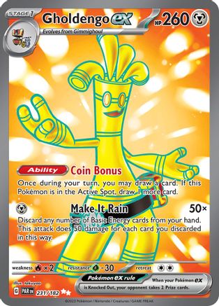 Gholdengo ex (231/182) - SPR  - Ultra Rare - Holofoil