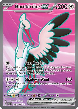 Bombirdier ex (234/182) - SPR  - Ultra Rare - Holofoil