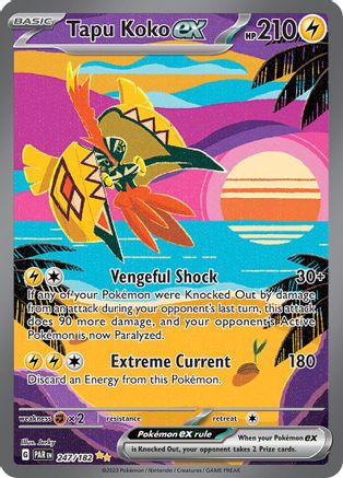 Tapu Koko ex (247/182) - SPR  - Special Illustration Rare - Holofoil