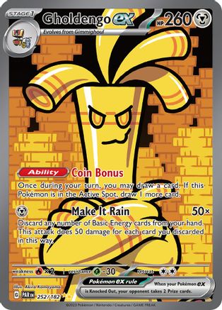 Gholdengo ex (252/182) - SPR  - Special Illustration Rare - Holofoil