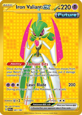 Iron Valiant ex (261/182) - SPR  - Hyper Rare - Holofoil