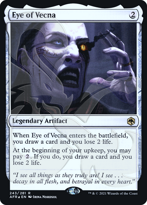 Eye of Vecna (AFR&-243A) - rare - Foil