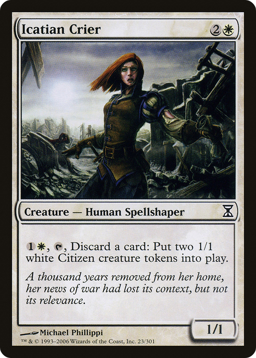 Icatian Crier (TSP-023) - common - Foil