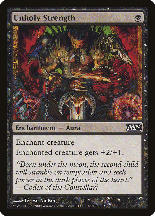Unholy Strength (M10-116) - common - Foil