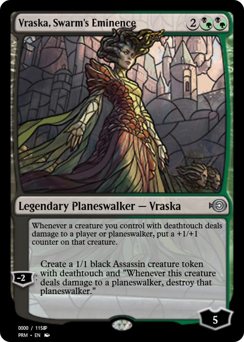 Vraska, Swarm's Eminence (PRM-78023) - uncommon - Foil