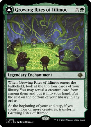 Growing Rites of Itlimoc // Itlimoc, Cradle of the Sun (LCI-188) - rare - Foil