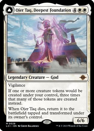 Ojer Taq, Deepest Foundation // Temple of Civilization (LCI-026) - mythic - Foil