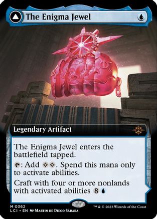 The Enigma Jewel // Locus of Enlightenment (LCI-362) - mythic: (Extended Art)