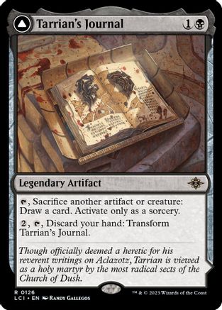 Tarrian's Journal // The Tomb of Aclazotz (LCI-126) - rare