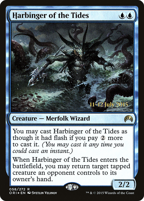 Harbinger of the Tides (PRE-58S) - rare - Foil