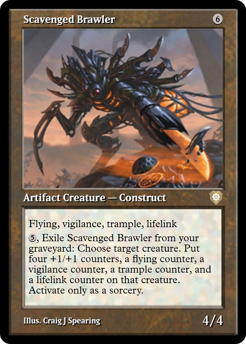 Scavenged Brawler (PRM-105842) - rare - Foil
