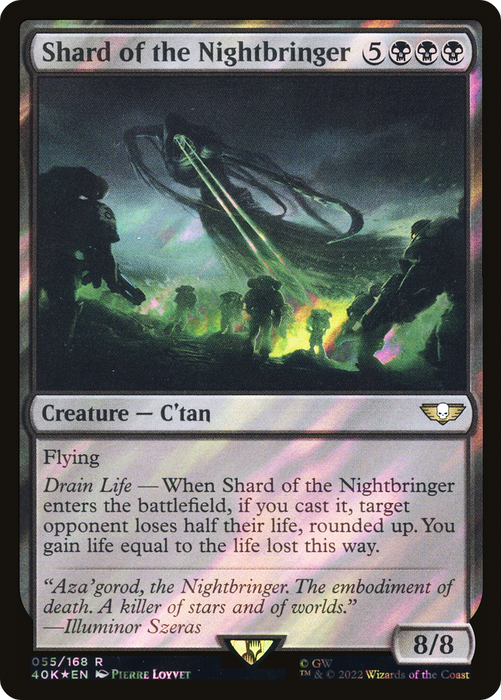 Shard of the Nightbringer (40K-55★) - rare - Foil