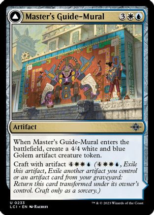 Master's Guide-Mural // Master's Manufactory (LCI-233) - uncommon - Foil