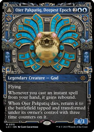 Ojer Pakpatiq, Deepest Epoch // Temple of Cyclical Time (LCI-315) - mythic: (Showcase) - Foil