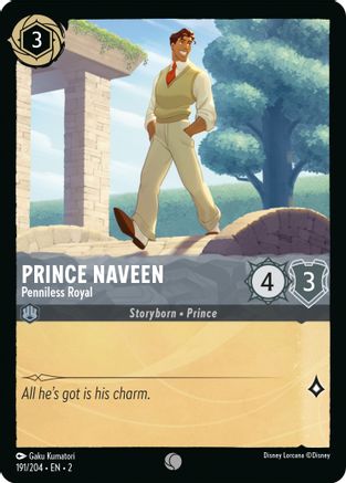 Prince Naveen - Penniless Royal (191/204) - Common