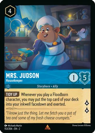 Mrs. Judson - Housekeeper (153/204) - Rare