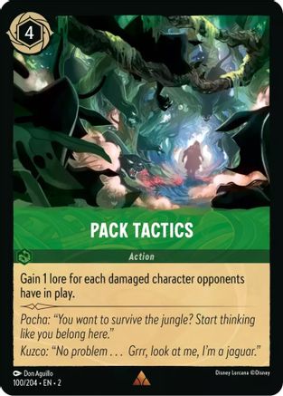 Pack Tactics (100/204) - Rare - Cold Foil