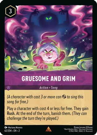 Gruesome and Grim (62/204) - Rare - Cold Foil