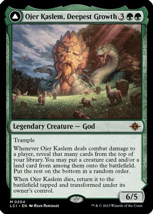 Ojer Kaslem, Deepest Growth // Temple of Cultivation (LCI-204) - mythic - Foil