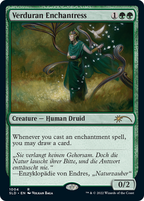 Verduran Enchantress (SLD-1004) - rare - Foil