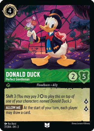 Donald Duck - Perfect Gentleman (77/204) - Uncommon