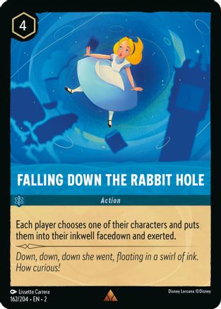Falling Down the Rabbit Hole (162/204) - Rare - Cold Foil