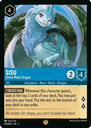 Sisu - Divine Water Dragon (159/204) - Legendary