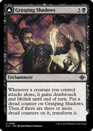 Grasping Shadows // Shadows' Lair (LCI-108) - uncommon - Foil