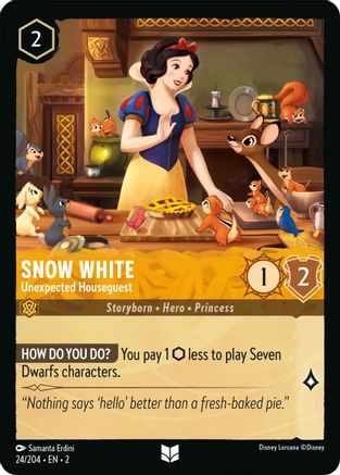 Snow White - Unexpected Houseguest (24/204) - Uncommon