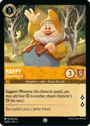 Happy - Good-Natured (11/204) - Common - Cold Foil