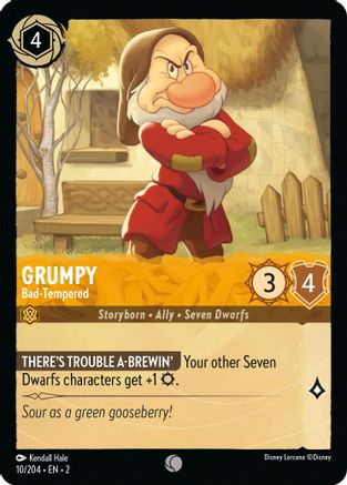 Grumpy - Bad-Tempered (10/204) - Common