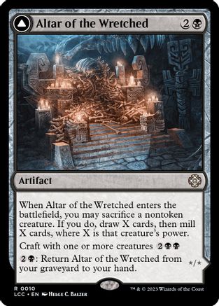 Altar of the Wretched // Wretched Bonemass (LCC-010) - rare
