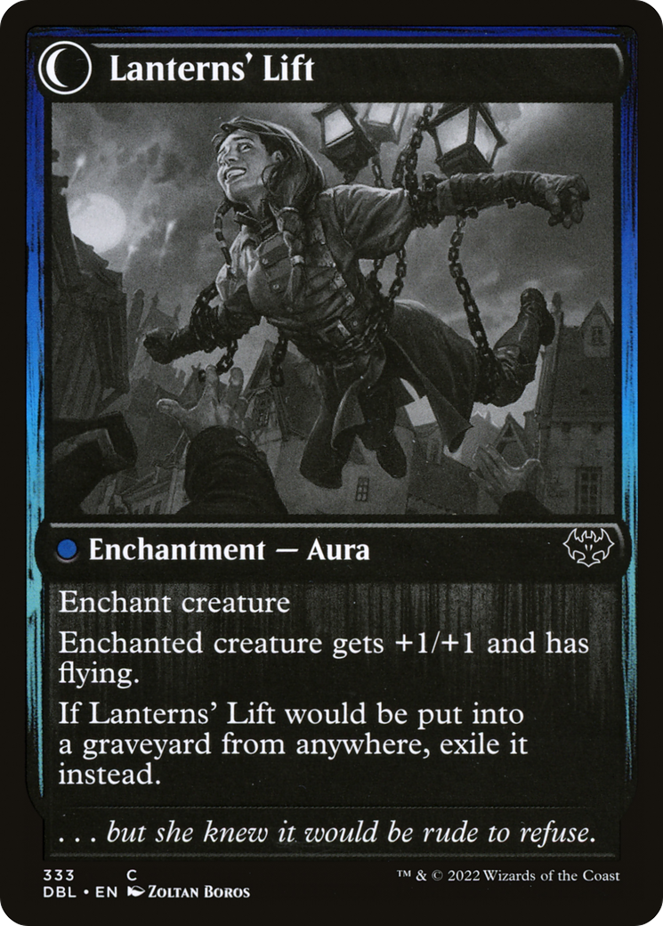 Lantern Bearer // Lanterns' Lift (DBL-333) - common: (Double Faced Transform)