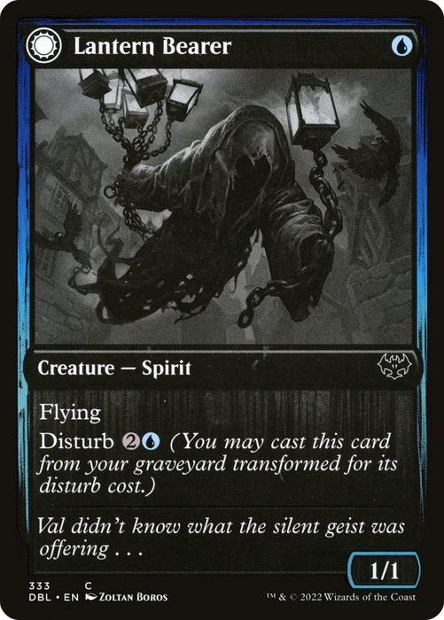Lantern Bearer // Lanterns' Lift (DBL-333) - common: (Double Faced Transform) - Foil