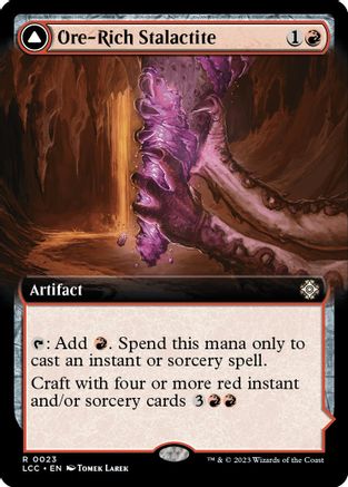 Ore-Rich Stalactite // Cosmium Catalyst (LCC-023) - rare: (Extended Art)