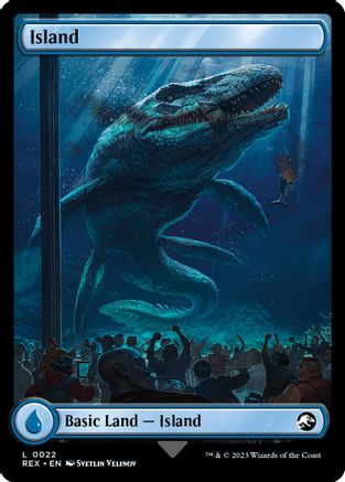 Island // Island (REX-022) - common - Foil