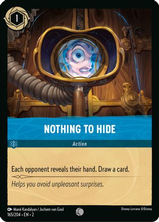 Nothing to Hide (165/204) - Common - Cold Foil