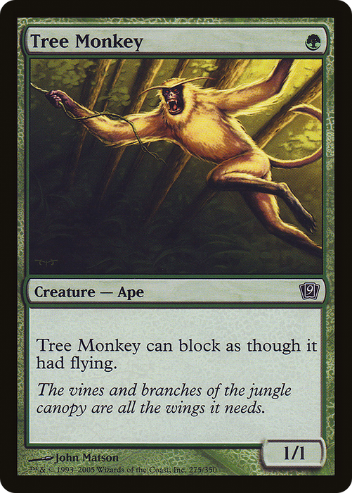 Tree Monkey (9ED-275★) - common - Foil