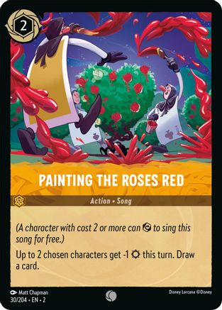 Painting the Roses Red (30/204) - Common - Cold Foil