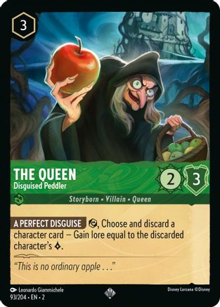 The Queen - Disguised Peddler (93/204) - Super Rare