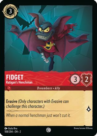 Fidget - Ratigan's Henchman (108/204) - Common