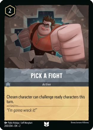 Pick a Fight (200/204) - Uncommon - Cold Foil