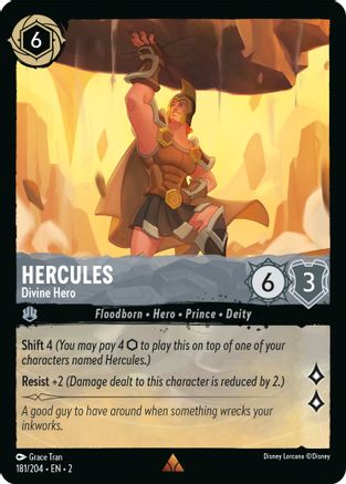 Hercules - Divine Hero (181/204) - Rare - Cold Foil